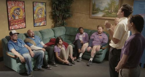 Anthony Padilla, Casey Webb, William Guirola, Natalie Whittle, Cat Alter, Jade Martz, and David Anderson in Part Timers 
