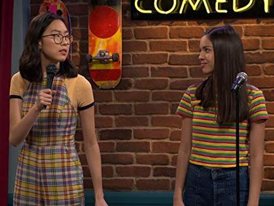 Madison Hu and Olivia Rodrigo in Bizaardvark (2016)
