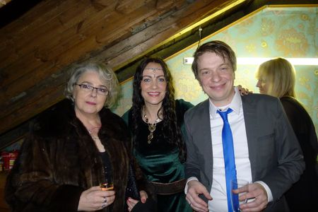 Actresses Lilja Guðrún Þorvaldsdóttir, Ingibjörg Reynisdóttir and director Baldvin Z at THE ICELANDIC FILM AWARD EDDA 20