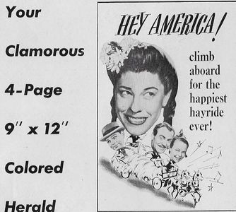 Judy Canova, Richard Lane, Matt Willis, and Betty Jane Graham in Louisiana Hayride (1944)