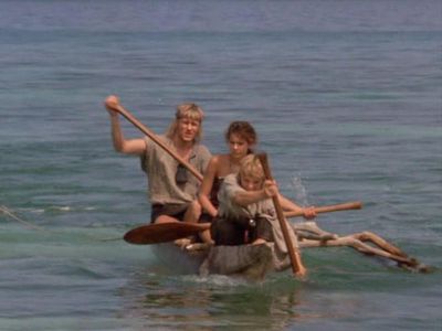 Louisa Milwood-Haigh, Stian Smestad, and Trond Peter Stamsø Munch in Shipwrecked (1990)
