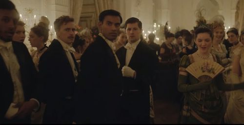 Ramzan Miah and Hannah Dodd in Enola Holmes 2 (2022)