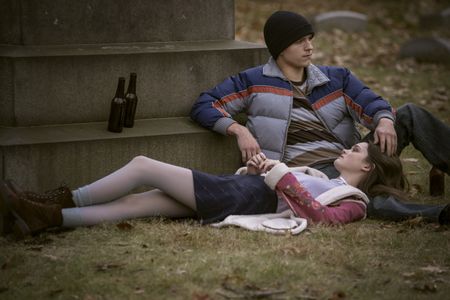 Ciara Bravo and Tom Holland in Cherry (2021)