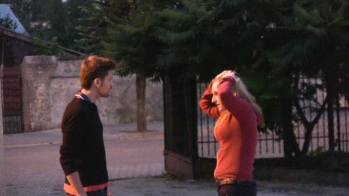 Still of Pau Masó and Ewelina Lukaszewska in Haunted Poland