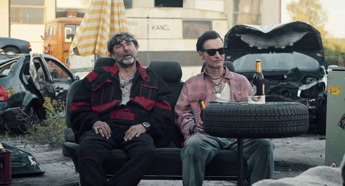 Vladimír Hajdu and Ivan Trojan in The Banger (2020)