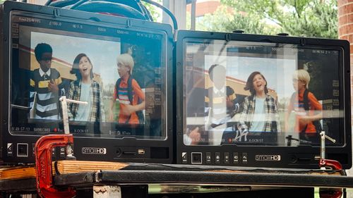 Behind the scenes filming The Really Loud House Season 1