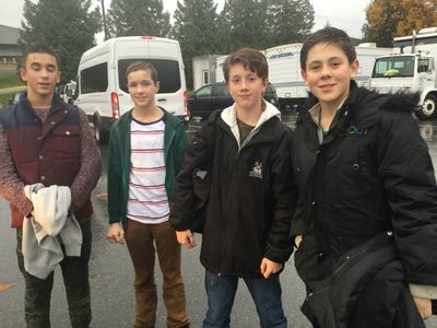 On set William - Tim Disney