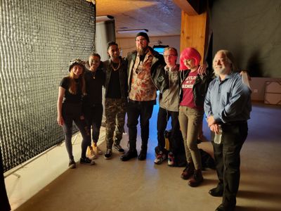BTS with cast of 