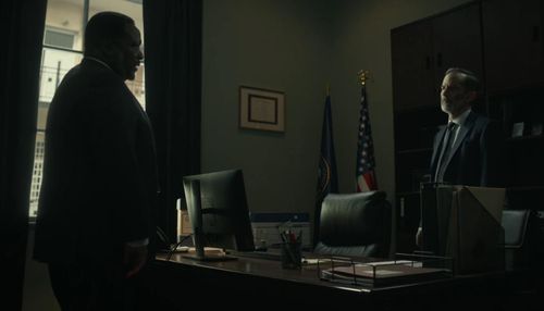 JAMES SOBOL KELLY AND WENDELL PIERCE IN SEASON 3 OF JACK RYAN (2022).