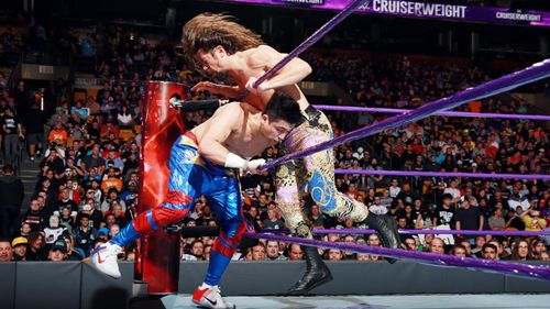 Brian Kendrick and T.J. Perkins in WWE Hell in a Cell (2016)