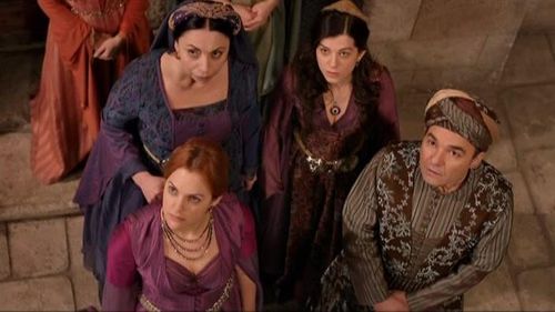 Engin Günaydin, Sema Kecik, Filiz Ahmet, and Meryem Uzerli in The Magnificent Century (2011)