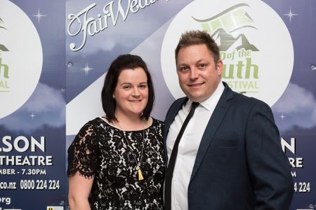 Tara and Aaron Falvey at the Top of the South Film Festival 2016.