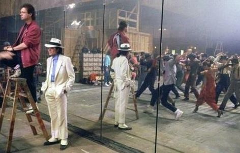 Michael Jackson, Joseph Malone, and Vincent Paterson in Moonwalker (1988)