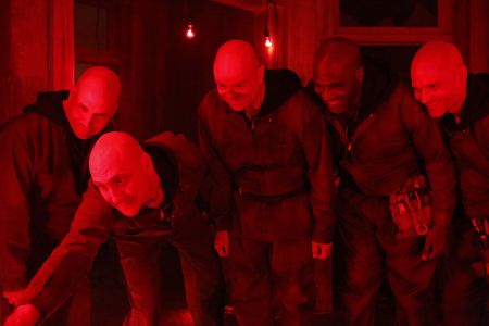 Michael Adamthwaite, Paul Lazenby, Jeremy Jones, and Christian Bako in Dirk Gently's Holistic Detective Agency (2016)