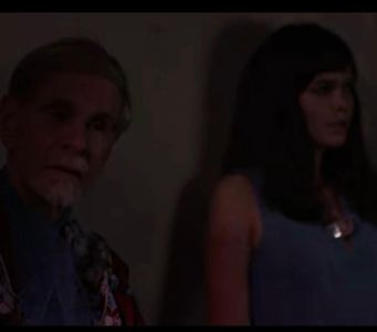 Marlen Uribe on set of Matt Kivel’s Music Video