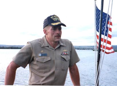 CDR Wallace, onboard USS HOUSTON, Pearl Harbor HI