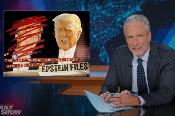 Jon Stewart Slams Trump For Claiming He Has ‘Nothing to Hide’ With the Epstein Files: ‘It’s Very Clear He Does Not Wa...