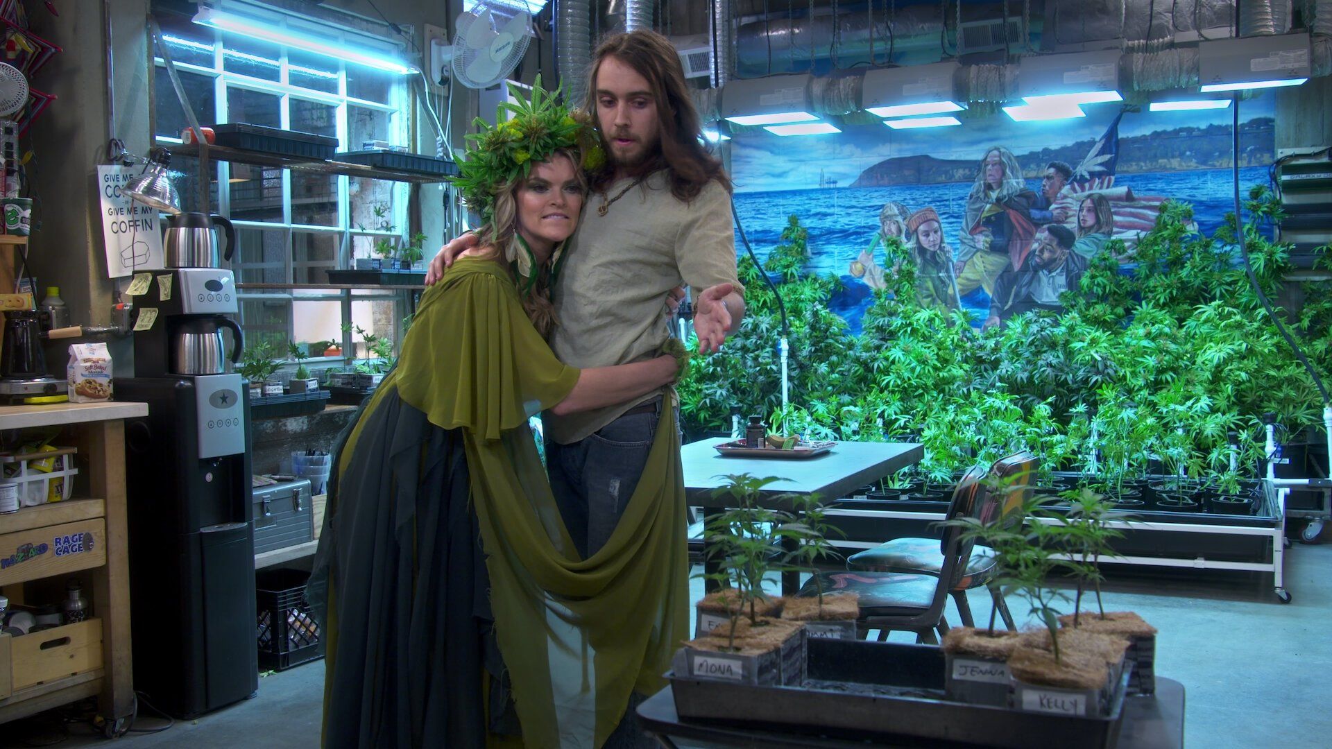 Disjointed background