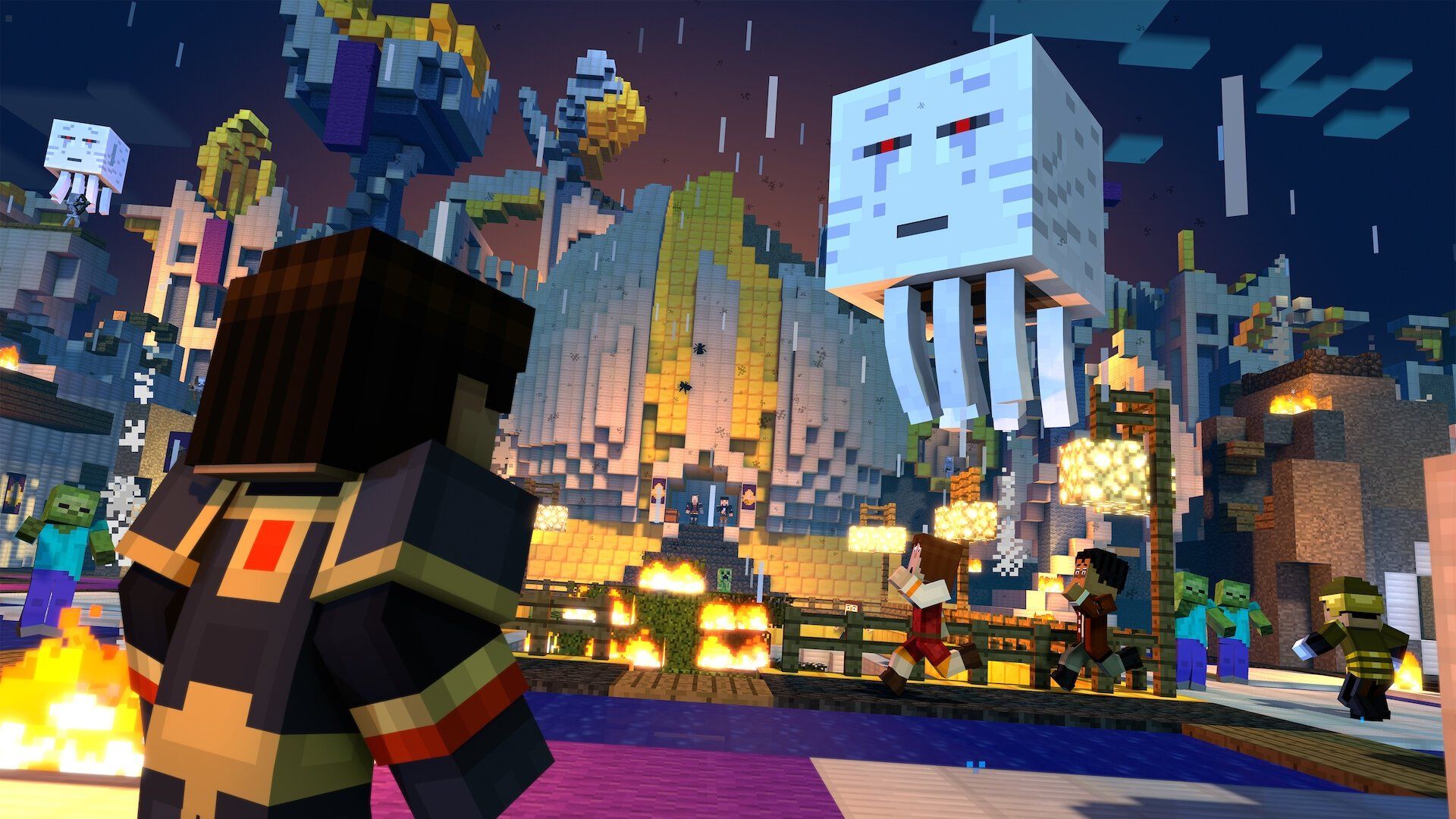Minecraft: Story Mode background