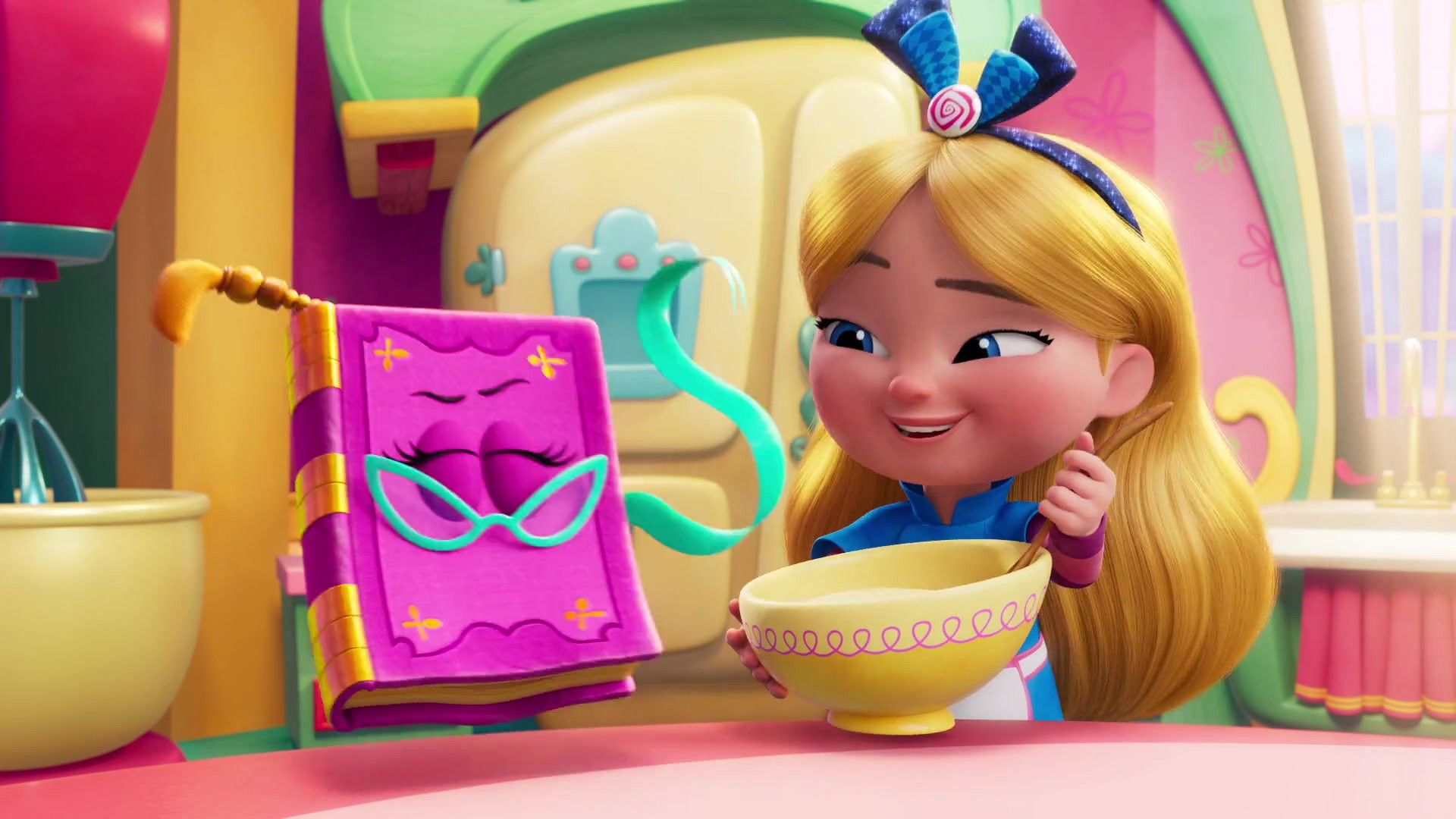 Alice's Wonderland Bakery background