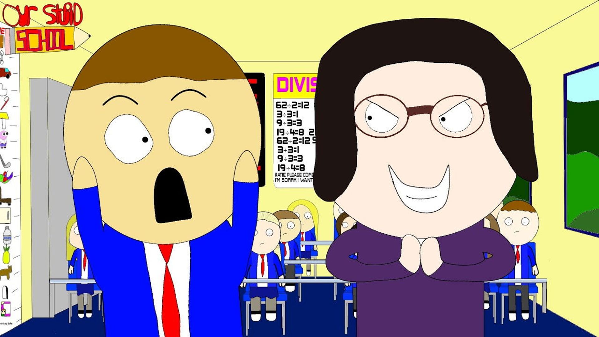 Our Stupid School background