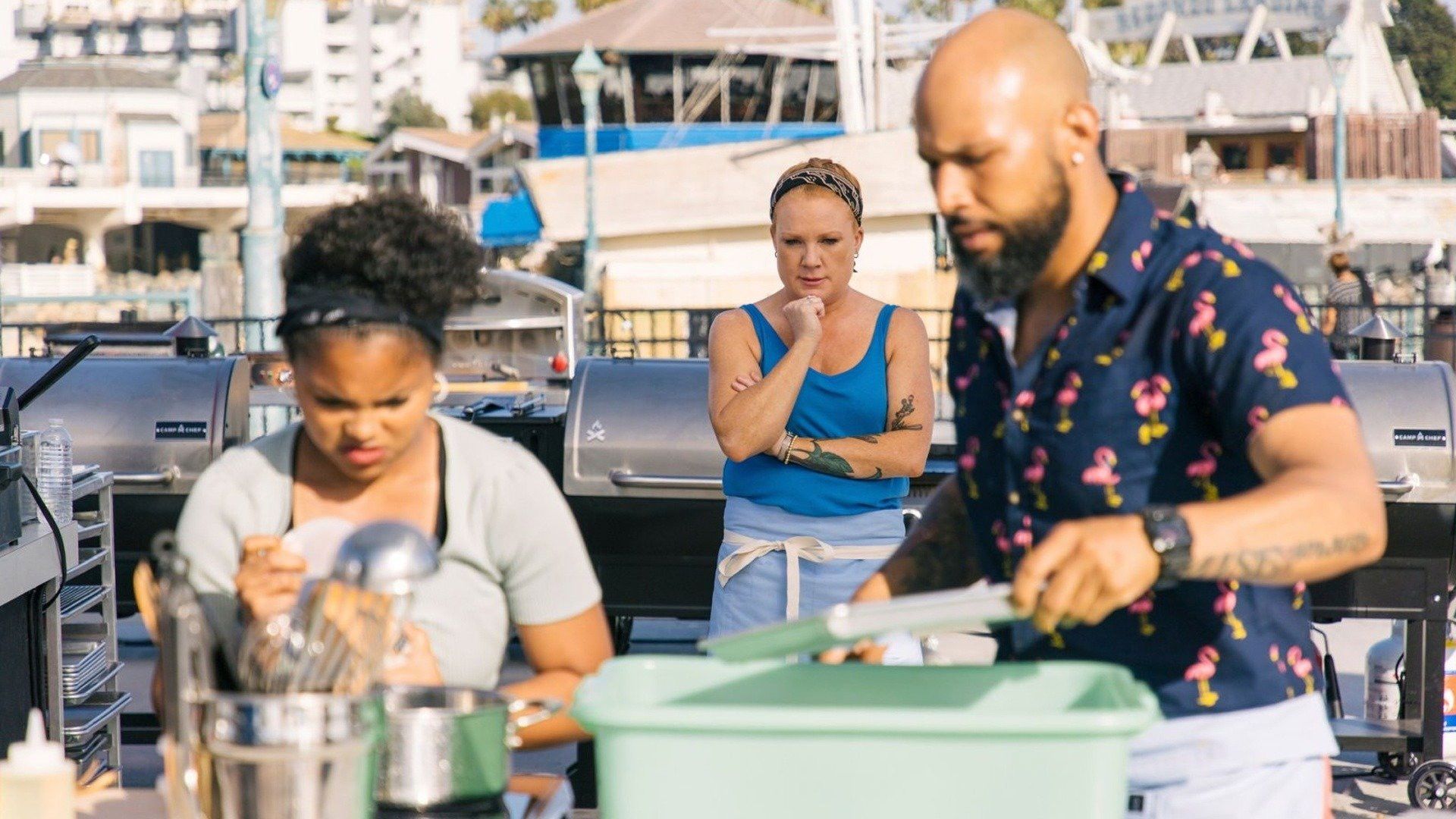 Beachside Brawl background