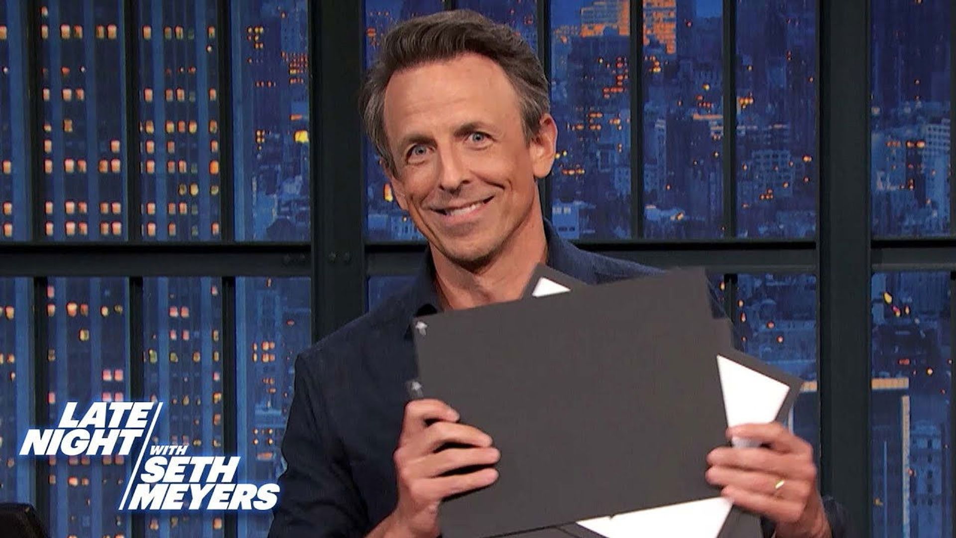 Late Night with Seth Meyers: Corrections" background