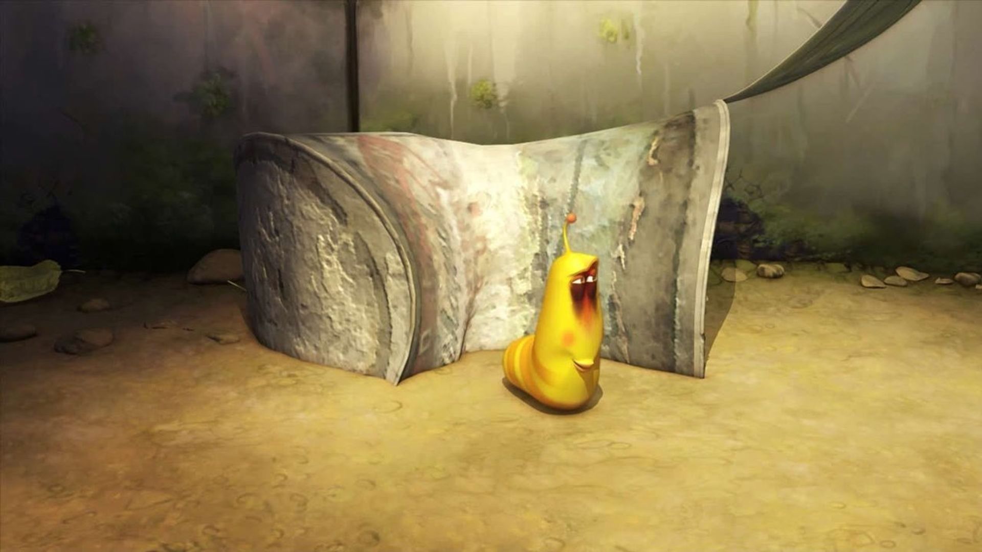 Larva background