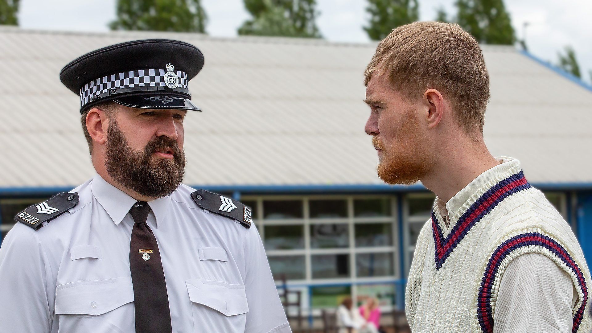 Freddie Flintoff's Field of Dreams background