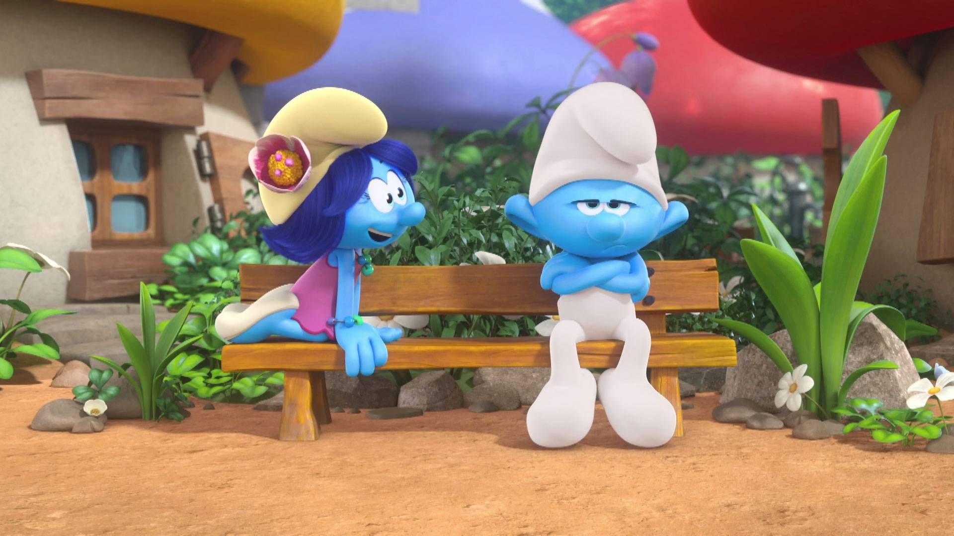 The Smurfs background