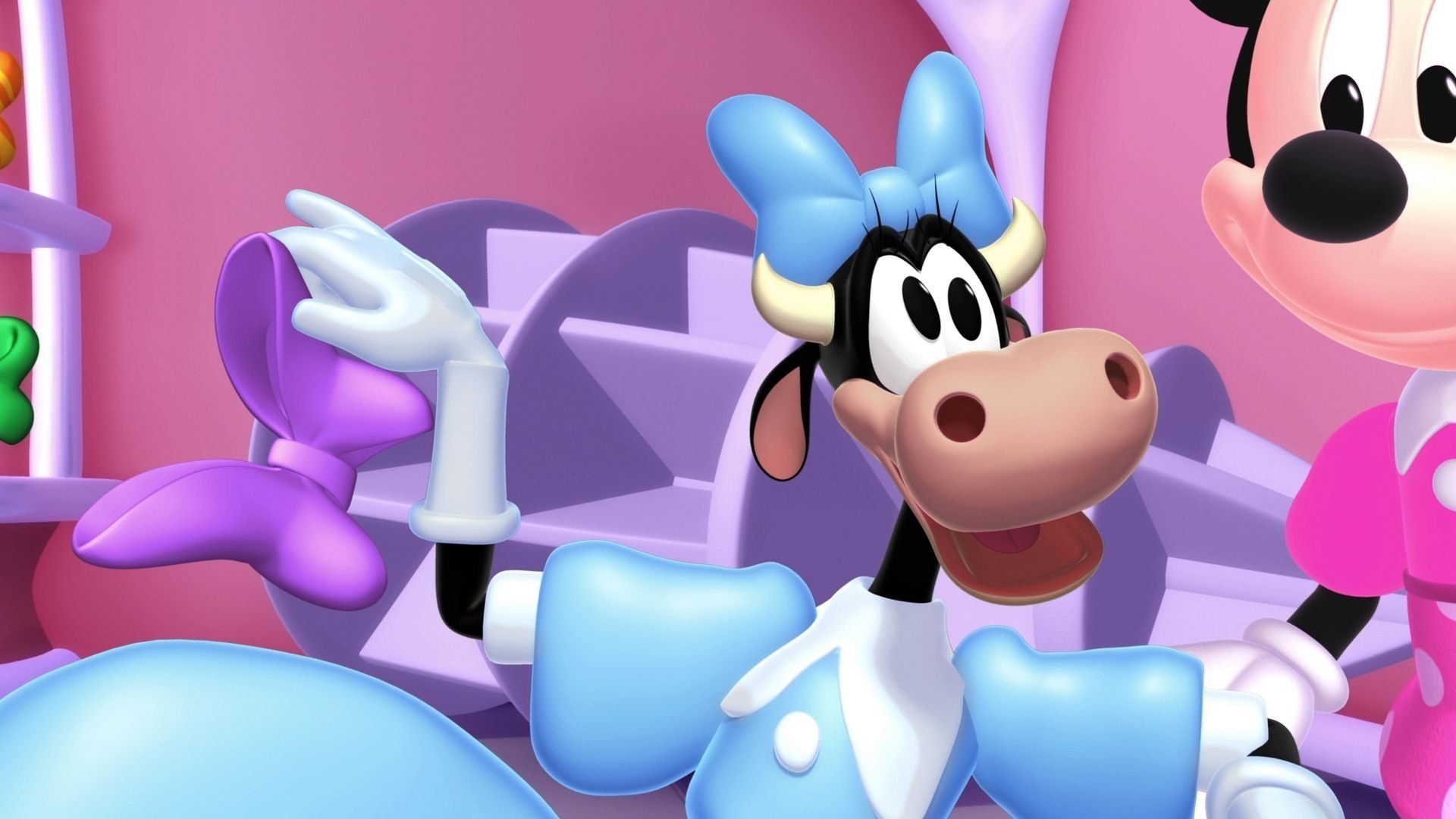Minnie's Bow-Toons background