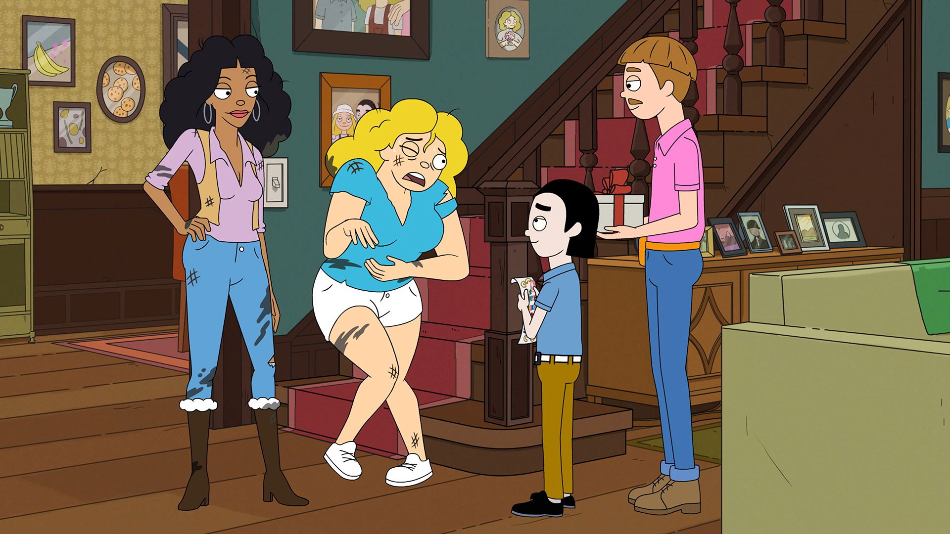 The Harper House background