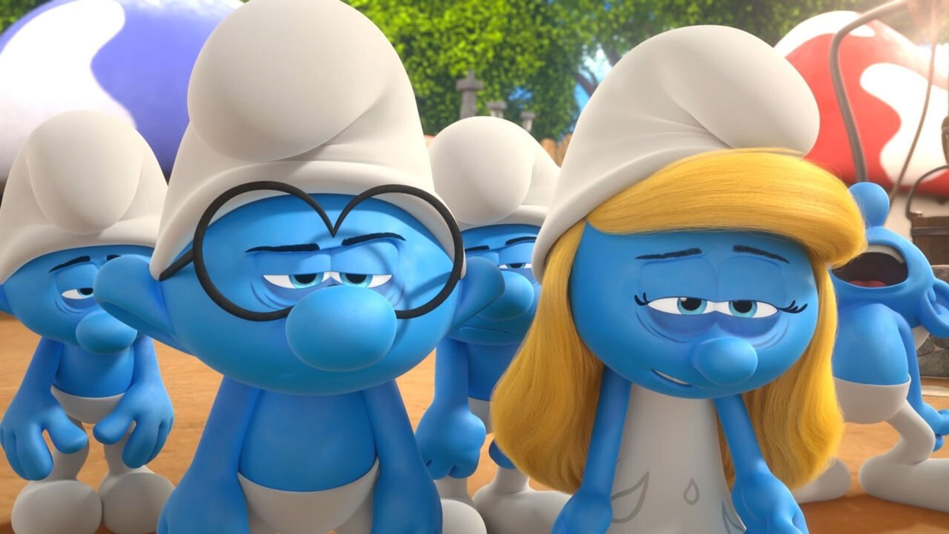 The Smurfs background