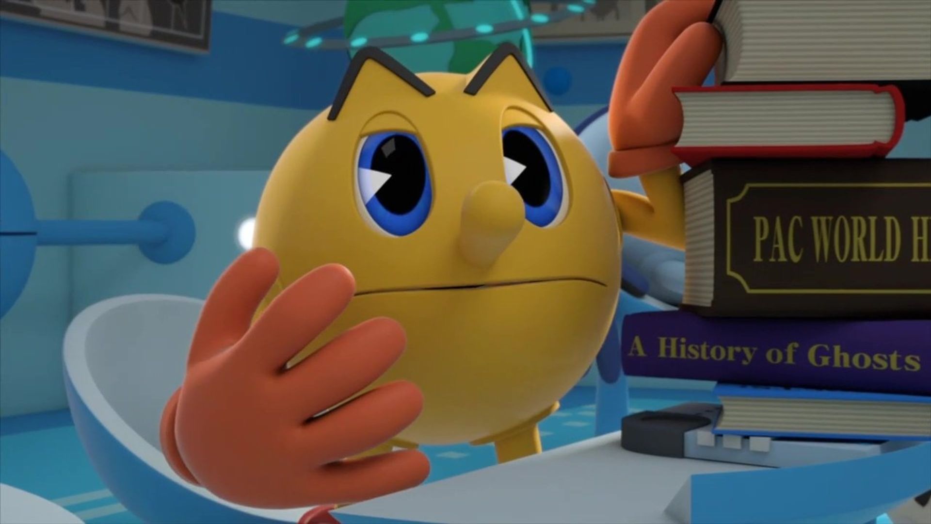 Pac-Man y las aventuras fantasmales background