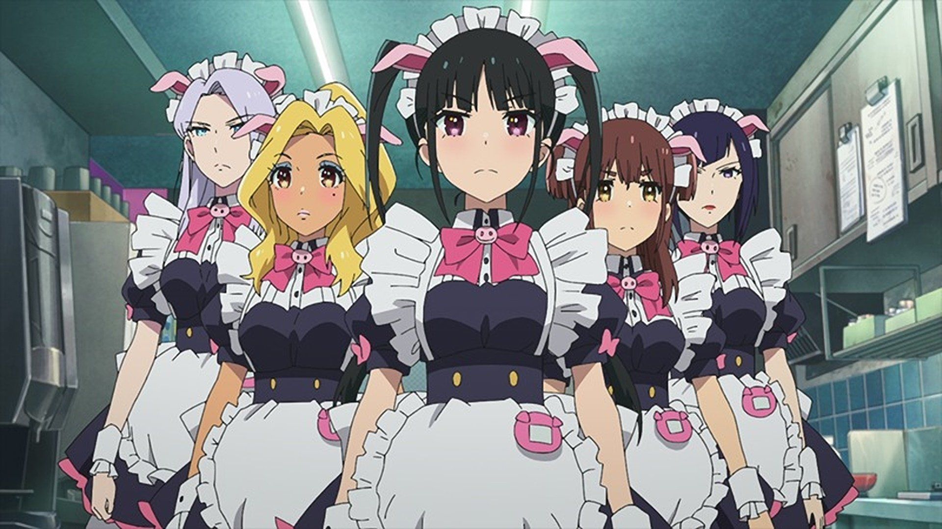Akiba Maid War background