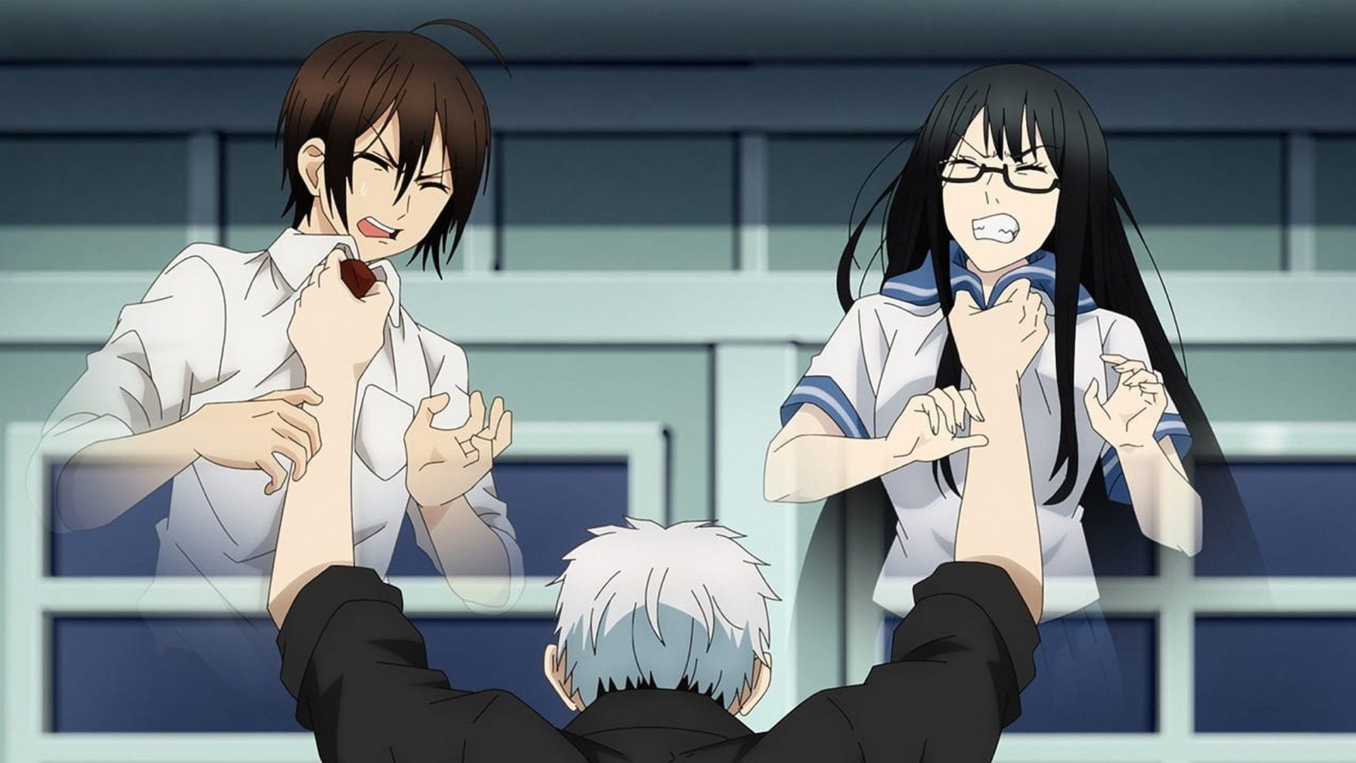 A Terrified Teacher at Ghoul School! background