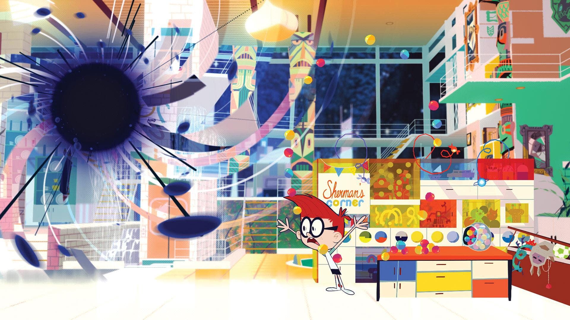 The Mr. Peabody & Sherman Show background