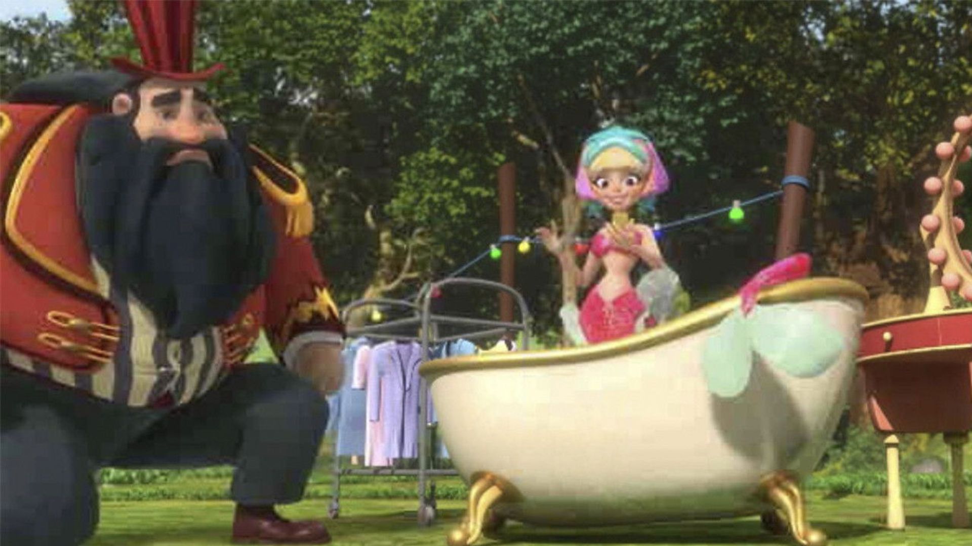 Pinocchio and Friends background