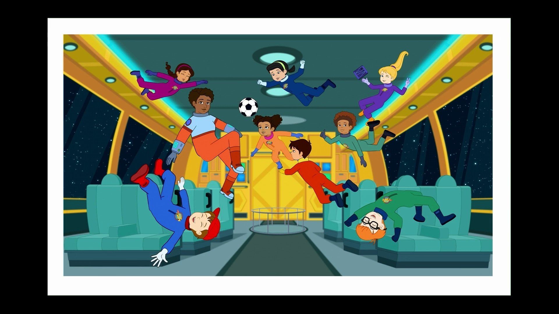 The Magic School Bus Rides Again background