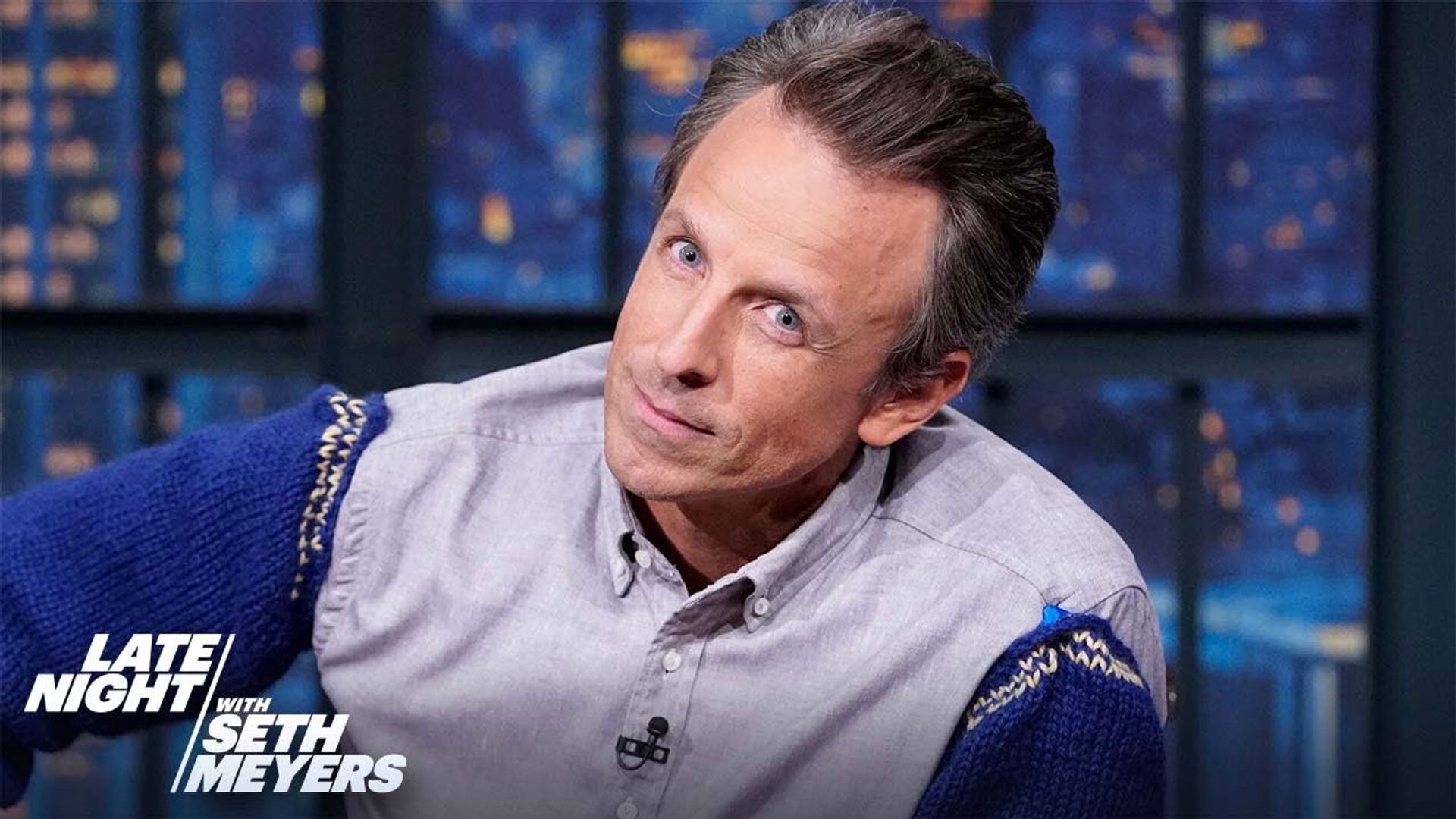 Late Night with Seth Meyers: Corrections" background