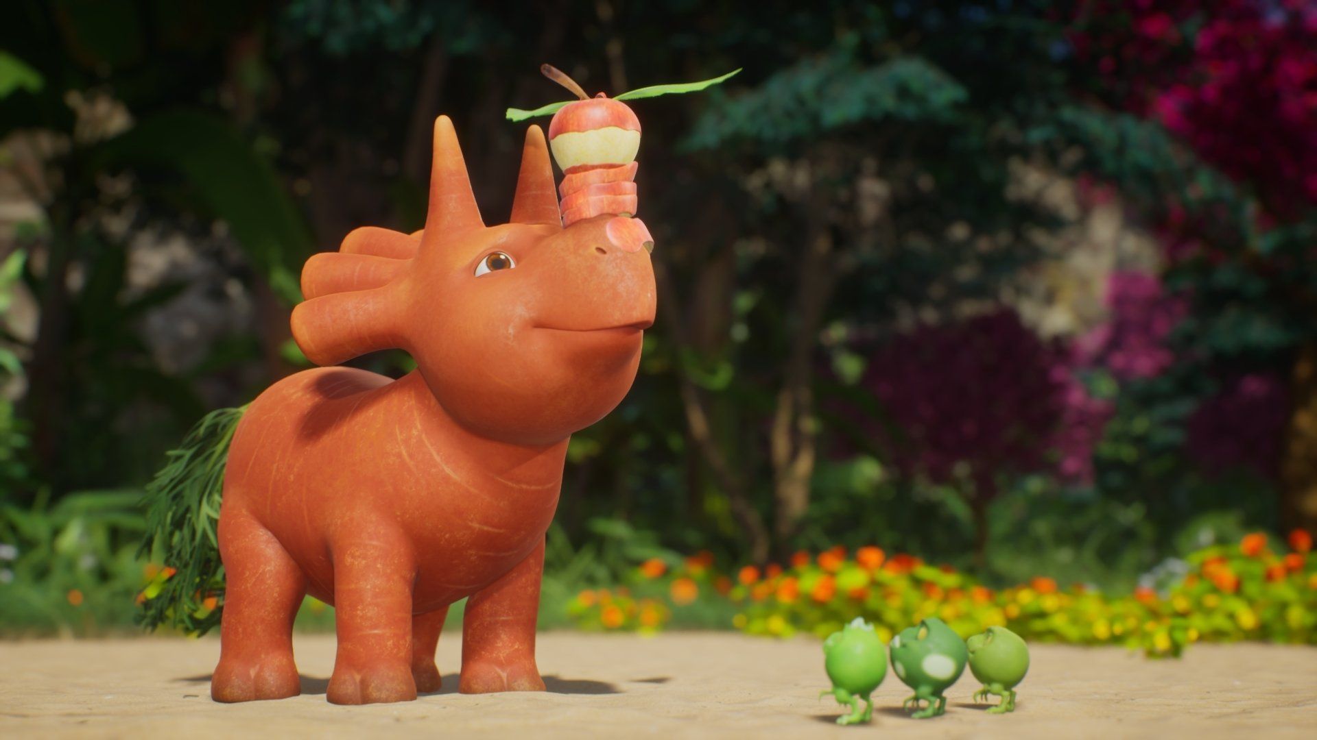 Ginger and the Vegesaurs background