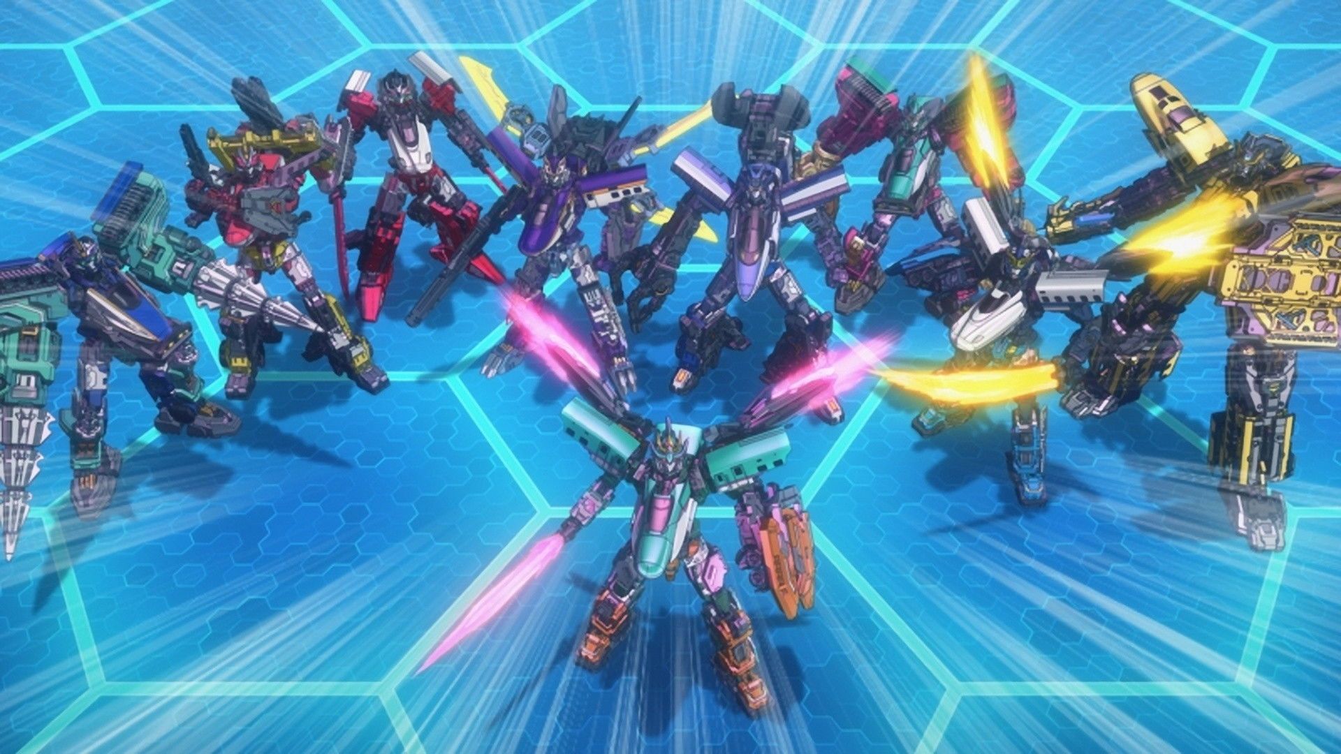 Shinkalion Change the World background