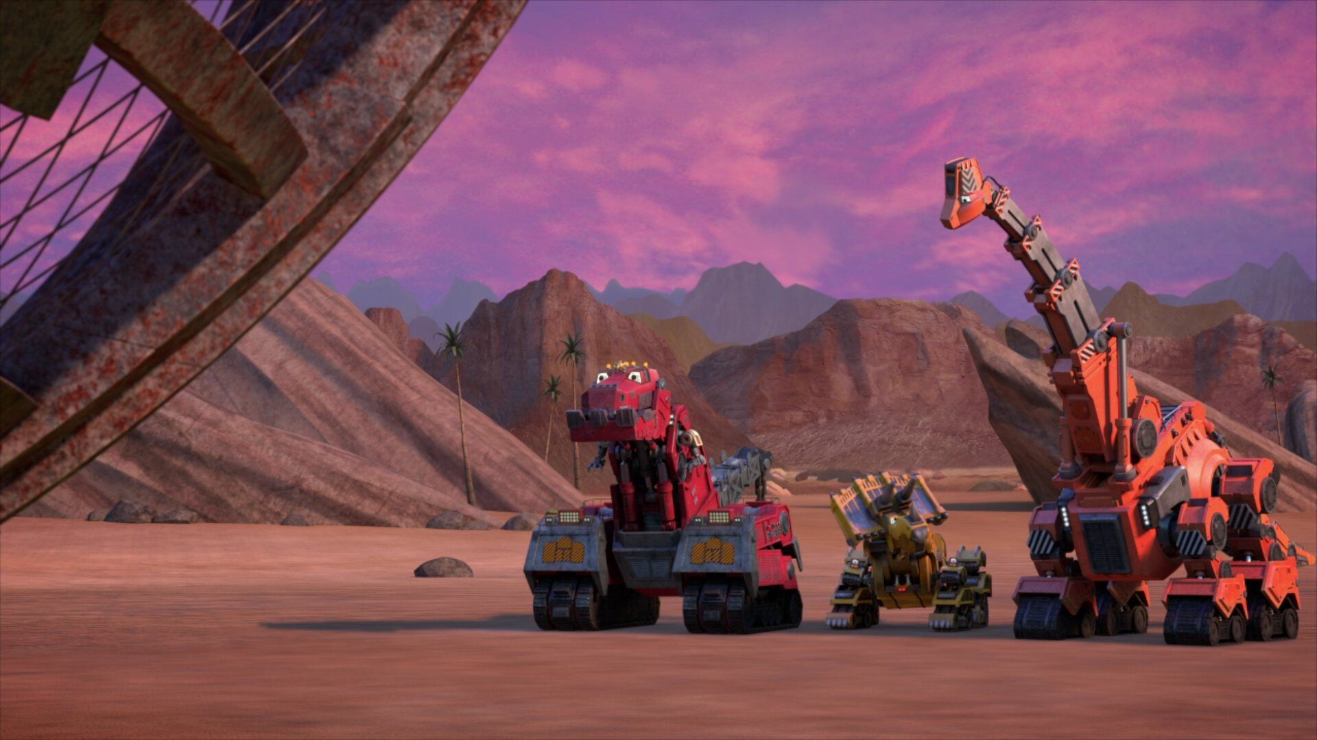 Dinotrux Supercharged background