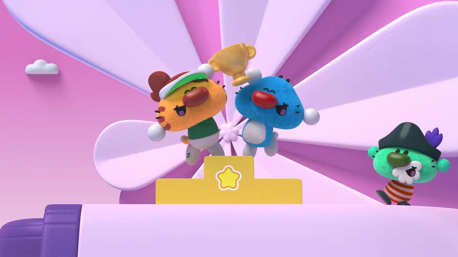 The New Adventures of Oggy background