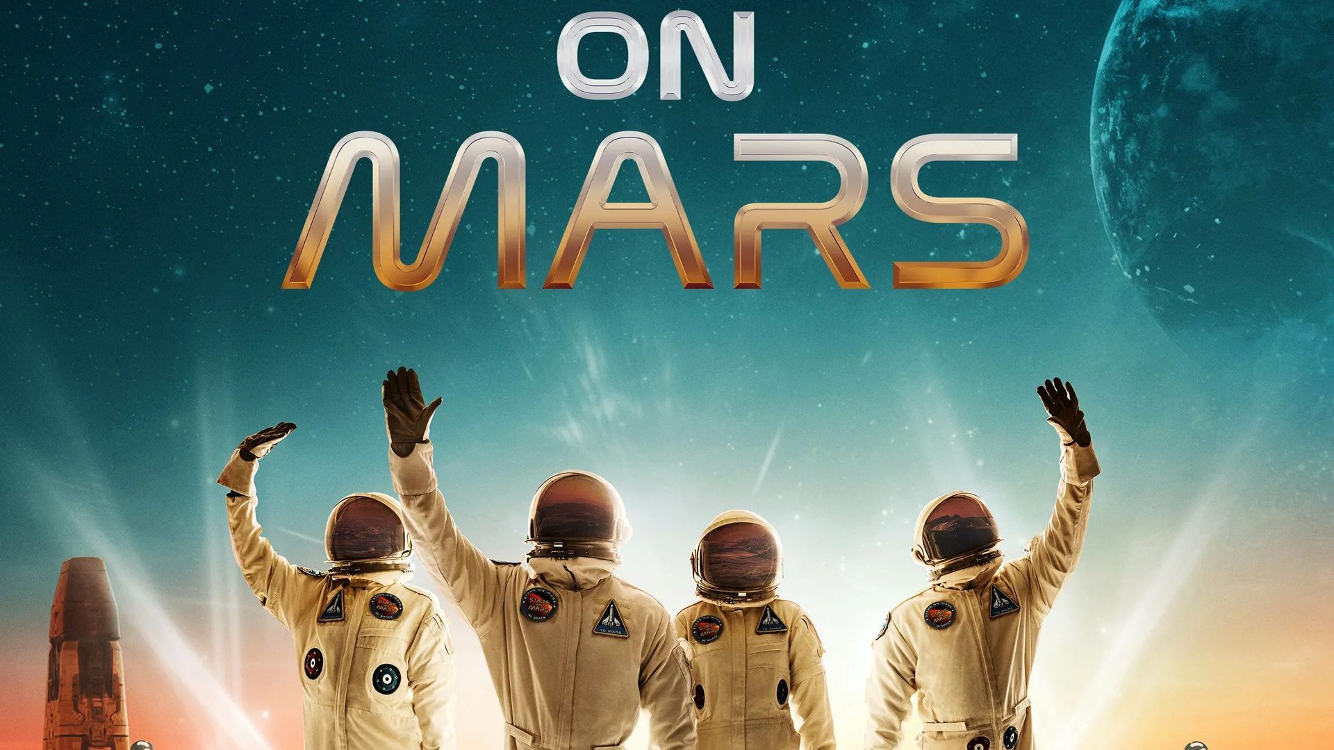 Stars on Mars background