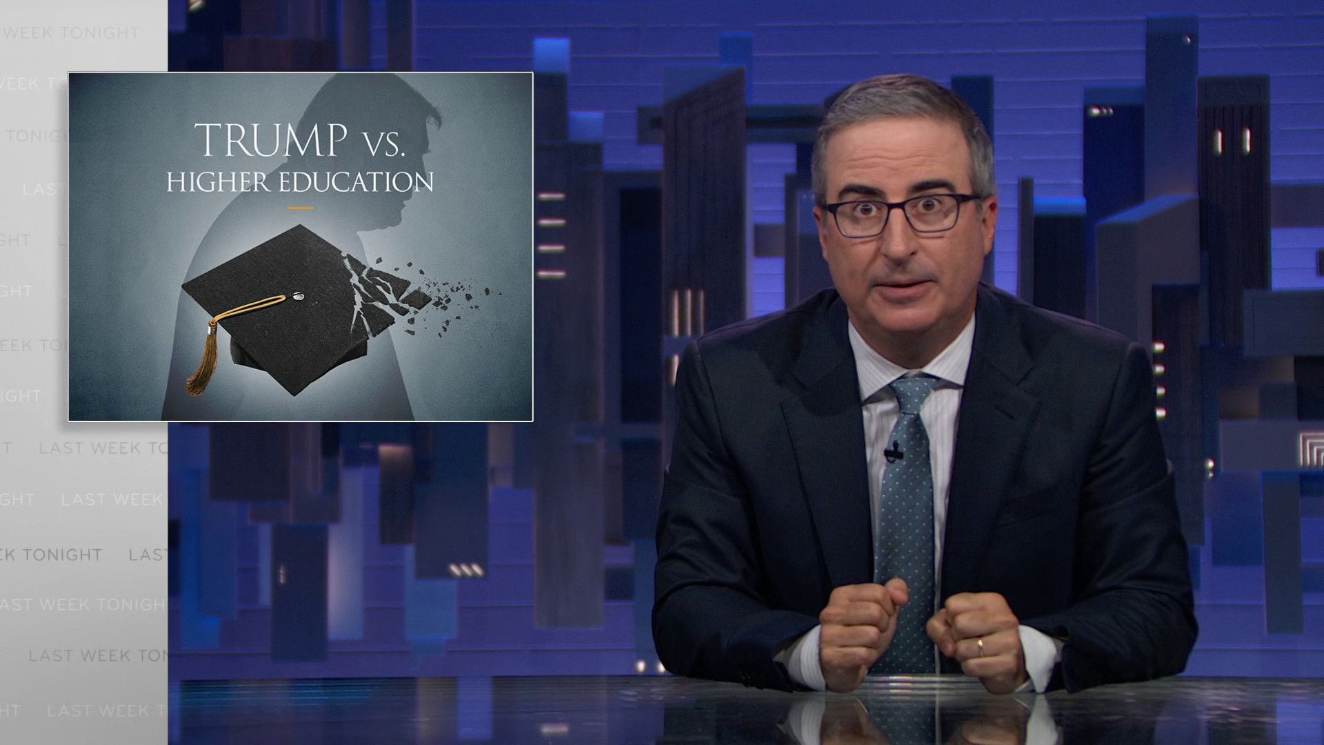 Last Week Tonight with John Oliver background