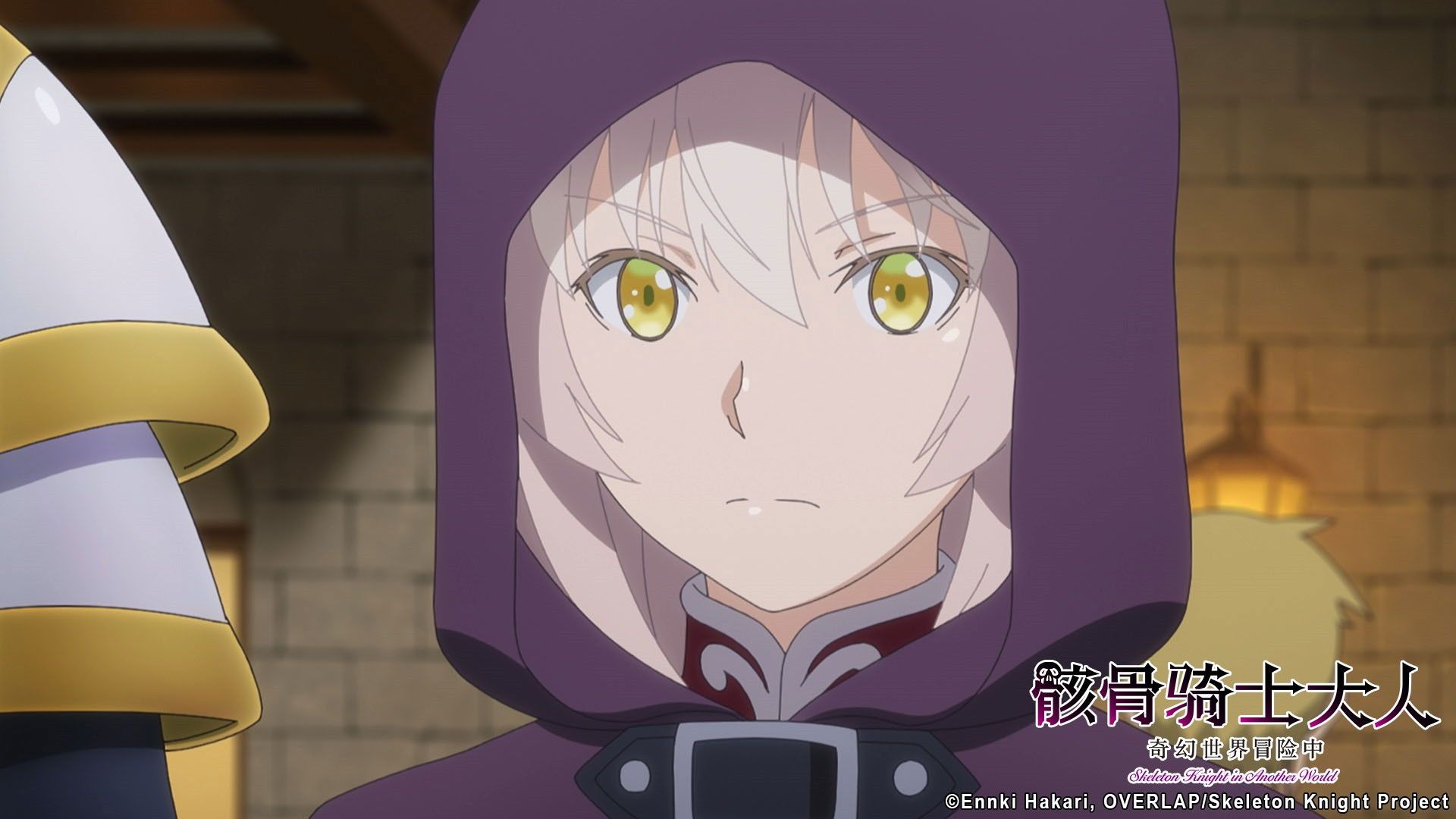 Skeleton Knight in Another World background