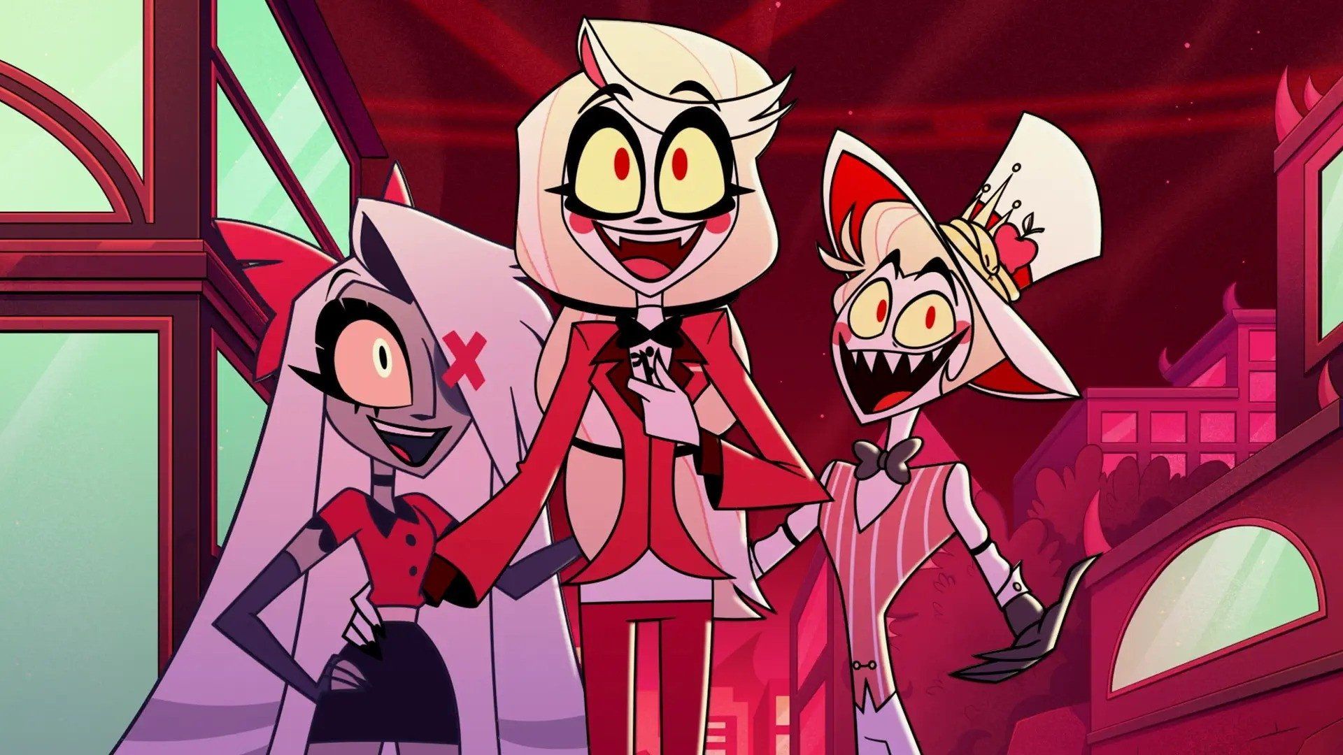 Hazbin Hotel background