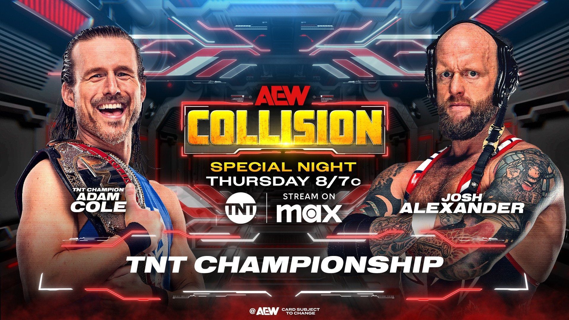 AEW Collision background