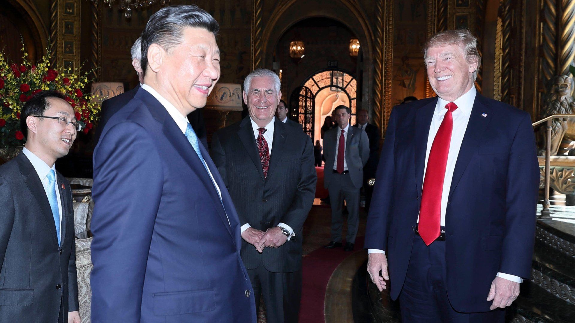 Trump Takes on the World background